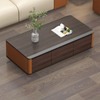 Wooden Rectangular Tea Table A Living Room Reception Table with Drawer Storage