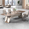 Liyu Modern Room Boardroom Table Chair Table Executive Curved Nesting Tables White Triangle for Rooms with Conference Desk