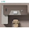 Liyu Boss President High-End Modern Simple Desk Chair Combination Furniture Atmospheric Panel President Office Table Wooden
