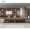 Liyu Office Furniture Customized Length Width Multi Person Practical Minimalist Meeting Conference Table