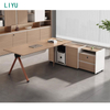 Liyu Mobilier De Bureau Hot Sale White Color Modern Wood Table Small Home White Office Furniture Desk
