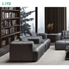 Liyu Office Furniture Italian Design Living Room Large Corner Sofa Set Minimalist Large-Sized for Villa Apartment Workshop