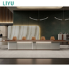 Liyu China Manufacturer Wooden Folding Office Desk Chair Conference Host Table