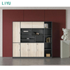 Liyu Modern Italian Business Style Solid Wood Office Furniture Functional High-end Luxury Boss Desk Office Table CEO Desk