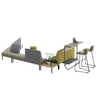Liyu Free Combination Public Leisure Sofa Loose Furniture Sectional Modular Seating Sofa for Coffee And Rest