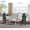 Liyu New Design Sillas De Oficina Full Mesh Ergonomic Executive Office Chair with Armrest Desk Computer Office Furniture Equipment
