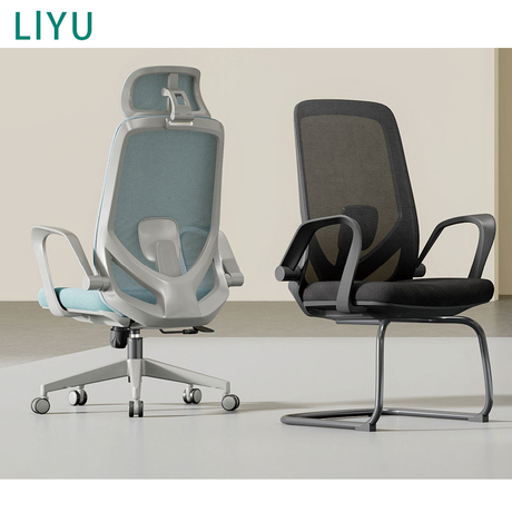 Liyu Luxury Ergonomic Swivel Modern Chairs Executive High Back Mesh Office Chair
