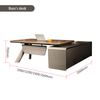 Liyu New Chinese Style Solid Wood Desk Bedroom Writing Desk Modern Chinese Computer Desk Study Furniture