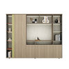 Liyu Simple Modern Combination Display Bookcase Wooden File Cabinet Office Floor Data File Cabinet Office Furniture Panel