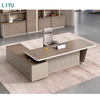 Liyu Office Furniture High Tech Executive Desks Boss L Shaped Manager CEO Office Table