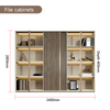 Liyu Modern Boss Table L Shape Director Table Office Furniture Executive Desk