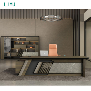 Liyu Boss Manager Executive Office Furniture Table Office Desk And Chair Set Modern Style Luxury Office Table