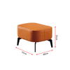 Premium Sofa Chair for Office with Leather Veneer and Solid Legs