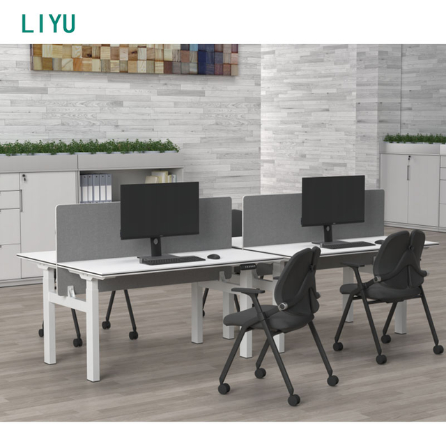 Electric Height Adjustable Desk with Ergonomic Design