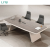 Liyu Modern Meeing Table De Conference Luxury 12 Person Conference Room Tables And Chairs Set