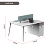 Liyu Foshan Office Desk with Shelves Office Furniture Home Table Workstation call center cubicles