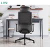 Liyu China Wholesale New Design Executive Desk Office Chairs Luxury And Ergonomic Adjustable Swivel Mesh Back PU Seat Material