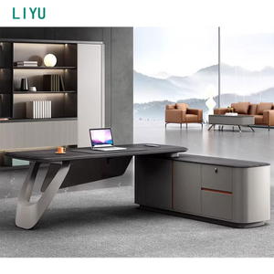Liyu Office Furniture Computer Executive Office Desks Home L Shape Desk Modern Table De Bureau Luxury Office Table