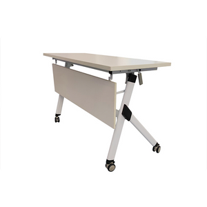 Popular Office Meeting Training Table A Portable Table with Folding Metal Legs And Wheels