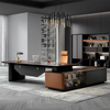 Luxurious Office Furniture Exquisite Modern High-end Multi-functional Old Board Table
