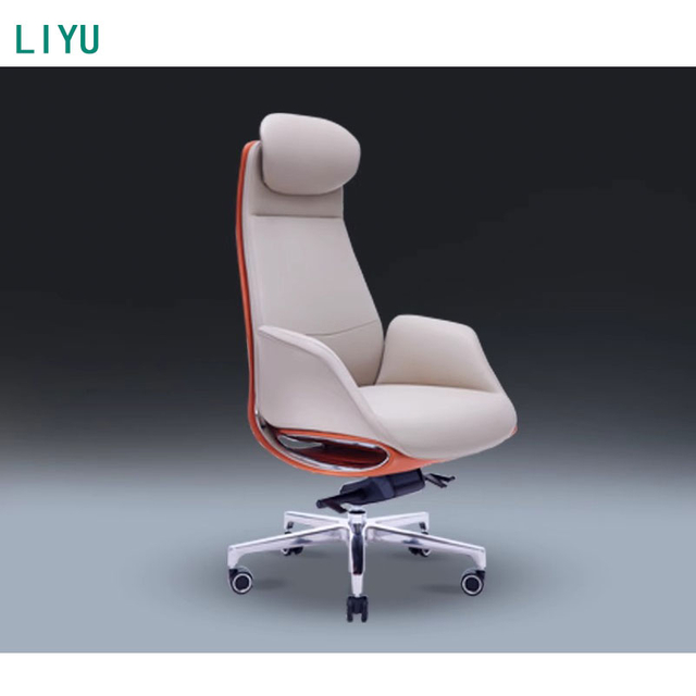 Liyu Furniture Modern Design Office Chair Height Adjustable Wooden Comfortable Seating with Simple Style Practical