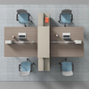 Liyu Advanced Technology Low Price Desks Black Table Stable Steady for Working Bureau Promotional Oem Competitive Office Tables