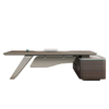 Liyu Modern Luxury President's Desk Combination Light Advanced Sensory Boss Chair Painted Furniture Wood MDF Simple Office Table