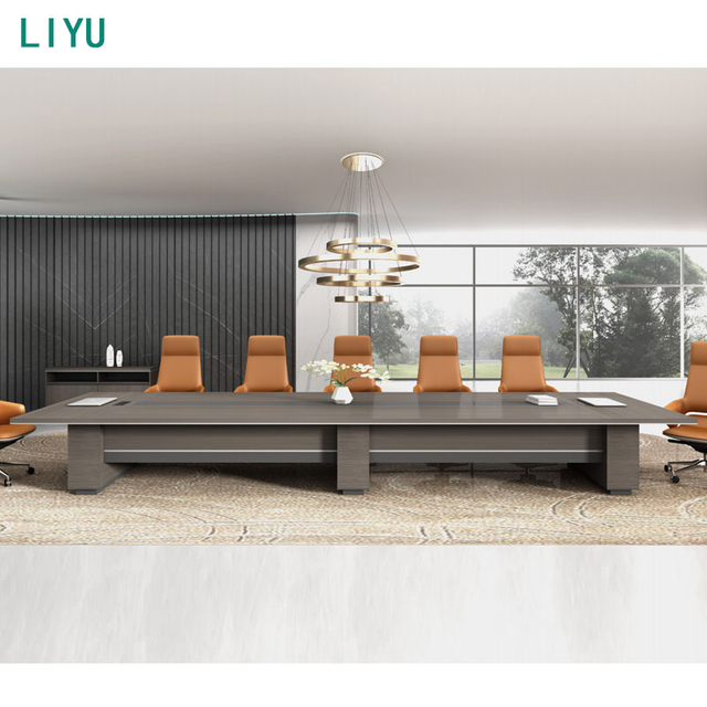 LIyu Mesa De Oficina Conferencias Modern Simple Boardroom Conference Wood Office Furniture Meeting Conference Table