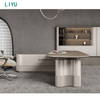 Liyu China Supply Luxury Wooden Manager Escritorio De Oficina Executive Boss Table Office Desk with Drawers