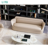 Liyu High Quality Customized Fabric Upholstery Modern Couch Sofa Set Hotel Lobby Hall Reception Area Sofas with Footless