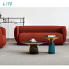 Liyu Furniture High-end Luxury PU Synthetic Leather Modern Design Office Sofas for Project