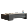 Liyu Modern Italian Business Style Solid Wood Office Furniture Functional High-end Luxury Boss Desk Office Table CEO Desk