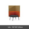 Liyu Modern European Design Convertible Sectional Sofa Set for Office & School Leather & PU Cover for Meeting Rooms And Booths