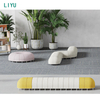 Liyu Nordic Modern Sofa Sectional Furniture Set European Design Style Fabric Cover for Office Living Room Hotels And Schools