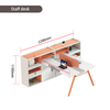 Liyu 4 Person Desk Modular Open Standard Sizes Office Workstation Furniture Table Partition