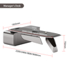 Liyu Modern L-Shape Executive Office Desk for Boss Or CEO Wood Panel Style Stylish Furniture for Executive Workspace