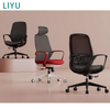 Liyu Factory Design High Back Ergonomic Office Furniture Chairs Executive Black Office Chair Sillas De Oficina Adjustable Height