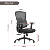 Liyu Furniture Modern & Stylish Ergonomic Office Chair for Home & Office Comfortable & for Long Sitting & Leisure Training Meetings