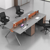 Liyu Modern Office Furniture Partition Workstation Office Table Cubicle Office Desk For 4 People