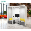 Liyu Office Collaboration Pod Plug-and-Play Meeting Booth with Climate Control & 360° Sound Absorption
