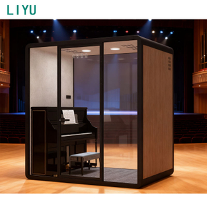 Liyu Customized Modern Acoustical Office Pods for Indoor Meetings Phone Booths Hotels Schools Hospitals Villas