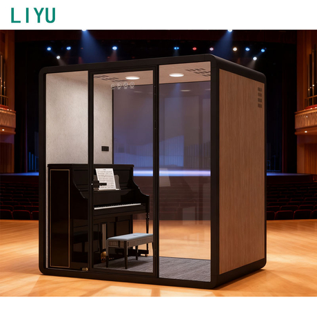 Liyu Customized Modern Acoustical Office Pods for Indoor Meetings Phone Booths Hotels Schools Hospitals Villas
