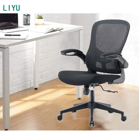 Liyu Furniture Nylon Ergonomic Chair Wholesale High Quality Mesh Office Chair with Wheels in The Back Chair