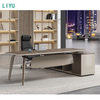 Liyu Modern Boss Table L Shape Director Table Office Furniture Executive Desk