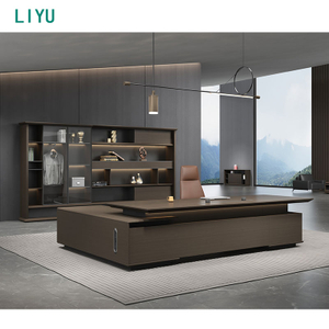 Liyu Wholesale Small L-Shaped Office Desk Furniture High Quality Table for The Busy Workplace