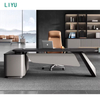 Liyu Office Furniture Computer Executive Office Desks Home L Shape Desk Modern Table De Bureau Luxury Office Table