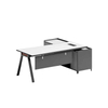 Liyu Furniture Modern Pc Laptop Working Table Executive Office Desk With Cabinet Single Computer Desk For Office