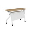 Popular Office Meeting Training Table A Portable Table with Folding Metal Legs And Wheels