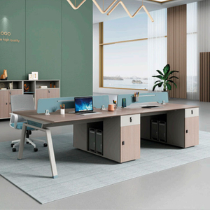 Liyu Home Desk with Standing And Seating for Commercial Wood Furniture Adjustable Cubicle Computer Offices Staff Table