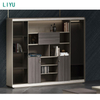 Liyu Furniture Concise Design Style Luxury Office Desk Manmade Board Contemporary Ceo Boss Table Executive Office Desks